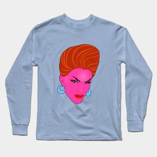 Sasha Velour | Pink Tall Person Long Sleeve T-Shirt